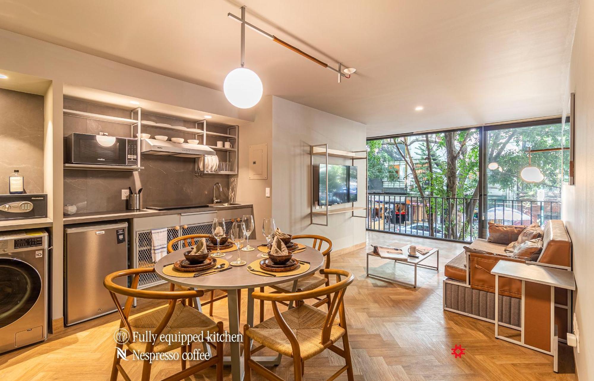 Appartamento Casa Londres By Kukun Città del Messico Camera foto