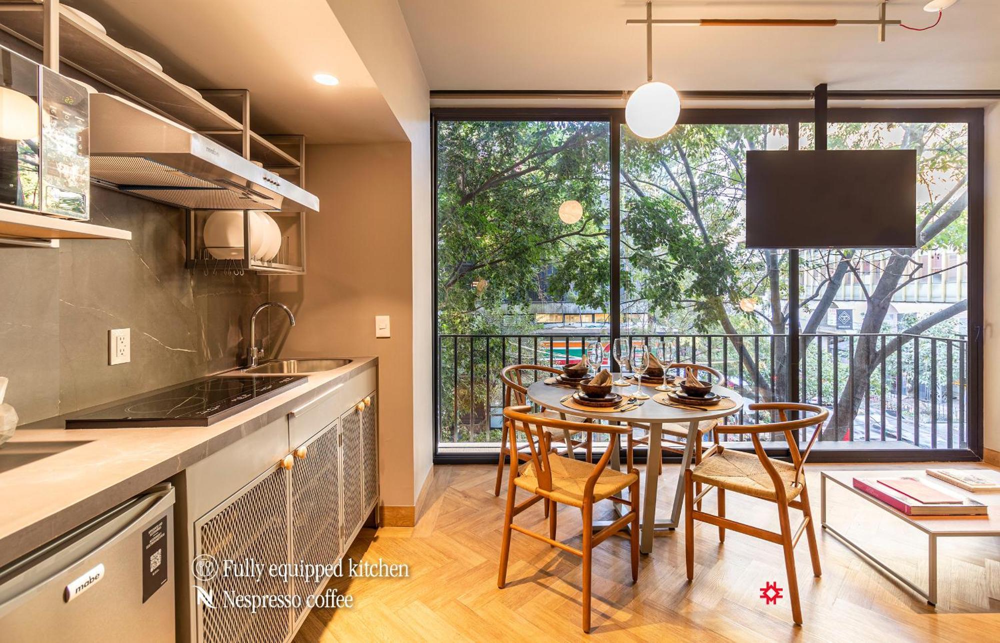 Appartamento Casa Londres By Kukun Città del Messico Camera foto